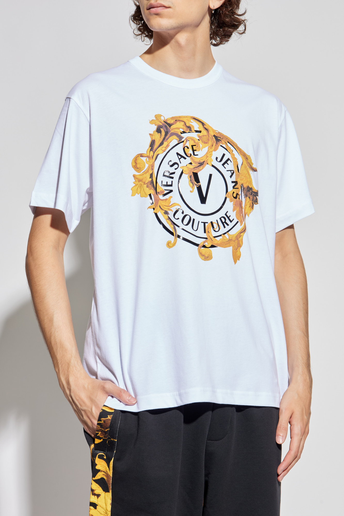 Versace T-shirt with Medusa Head | Men's Clothing | Vitkac